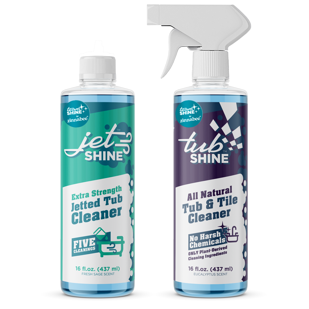 JetShine Jetted Tub 2-Pack + TubShine Tub & Tile Cleaner